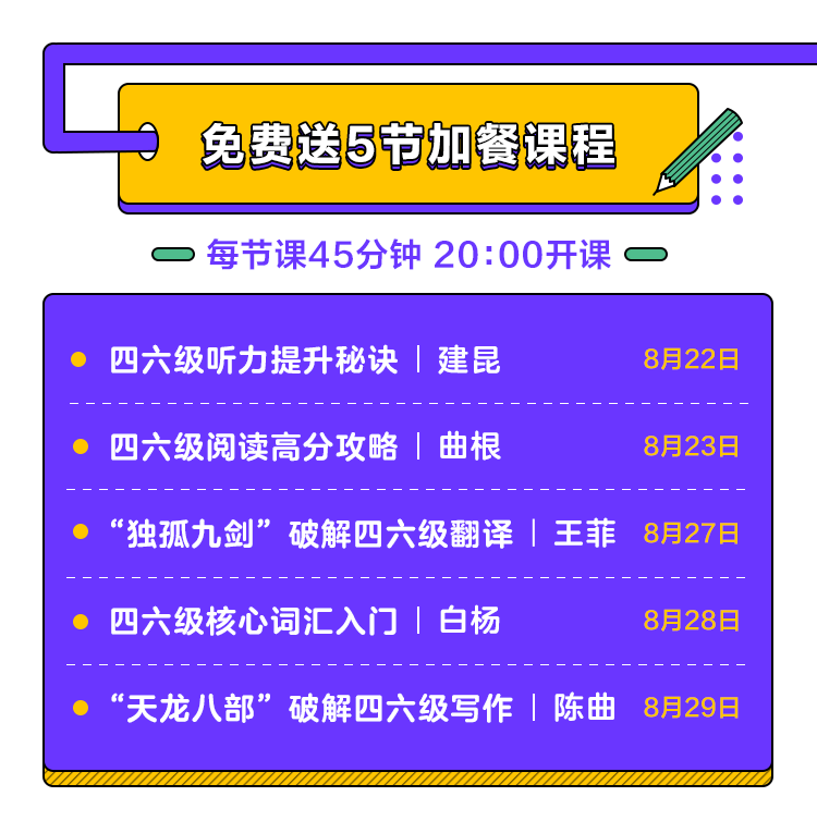 四六级成绩解析大会